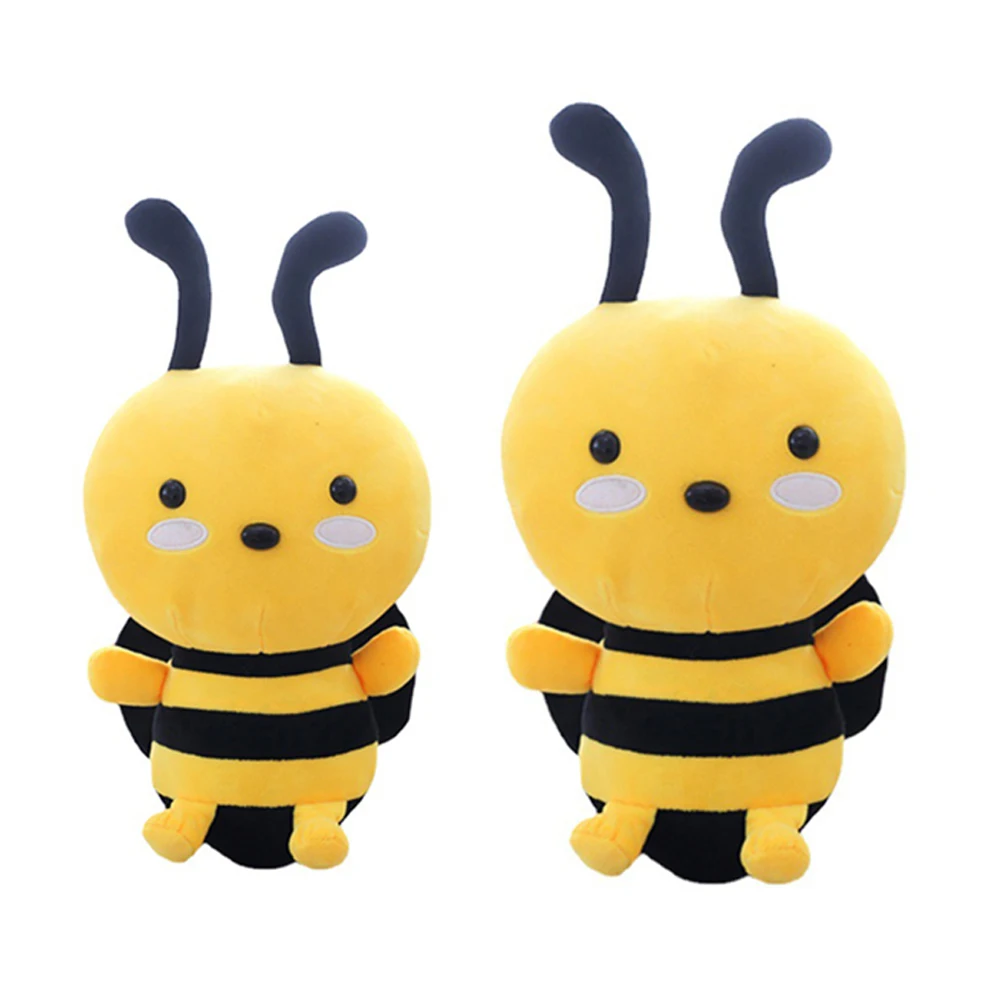 

20/25CM Cute Bee with Wings Plush Toys Lovely Stuffed Animal Dolls for Children Baby Comforting Toy Home Decoration Gifts