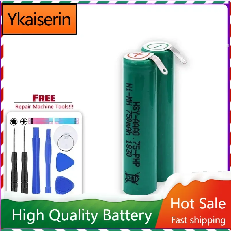 Сменный аккумулятор емкостью 750 мАч для Philips HX3110 HX3120 HX3130 HX3100