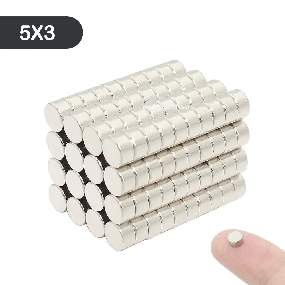 Неодимовый магнит 5x3 5 мм x 3 N35 NdFeB Круглый сверхмощный сильный постоянный диск imanes