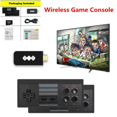 

Retro RCA Handheld Wireless Game Console 4K HDTV 818 Build-in Games＋TF Card