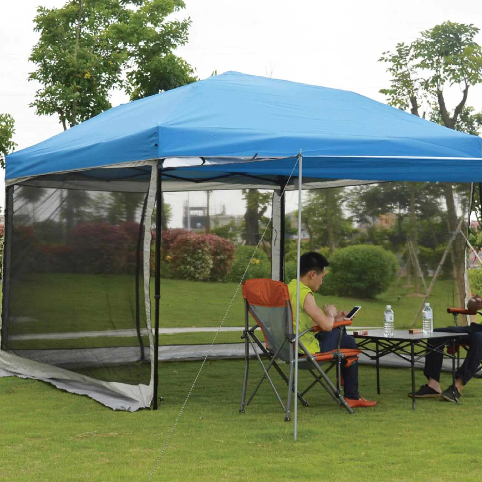 

Outdoor Mosquito Net Patio Umbrella Mosquito Netting Screen UV Resistant Gazebo Style Mosquito Netting For Outdoor Yard Camping