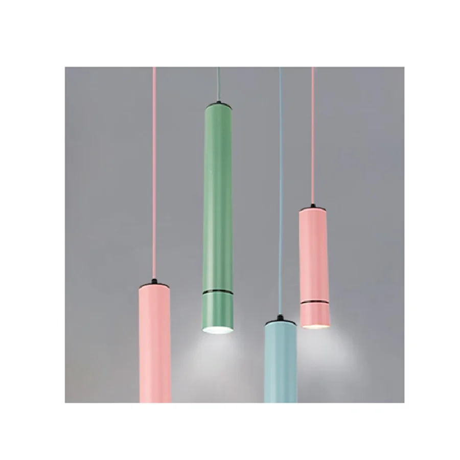 LukLoy Colourful Pendant Light Modern Pendant Lamp Spotlight For Kitchen Island Dining Living Room Bedroom Foyer Bar Club