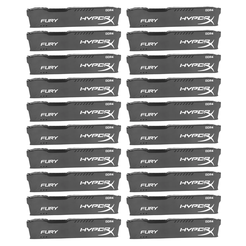 

Радиатор для оперативной памяти DDR3 20X, Охлаждающий радиатор для настольного компьютера, радиатор памяти DDR2, DDR3, DDR4, черный