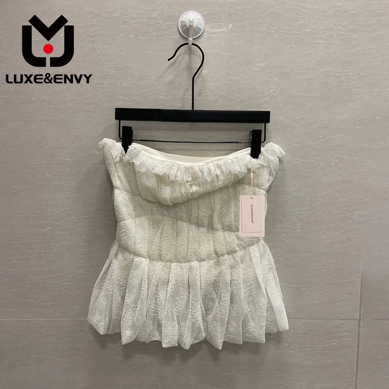 

Женский топ на бретельках Люкс & ENVY, черный топ с вышивкой, на бретельках, весна-лето 2023