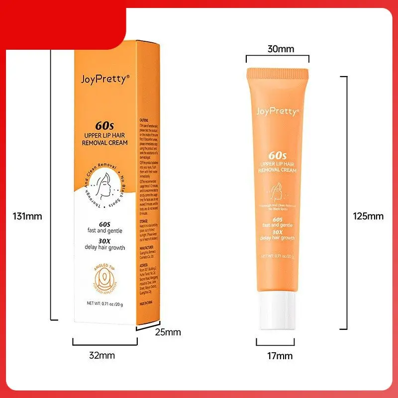 

Effective Hair Removal Mustache Removal Cream Gentle Hair Removal Cream Wide Range Of Applications Light Texture Convenient 43g
