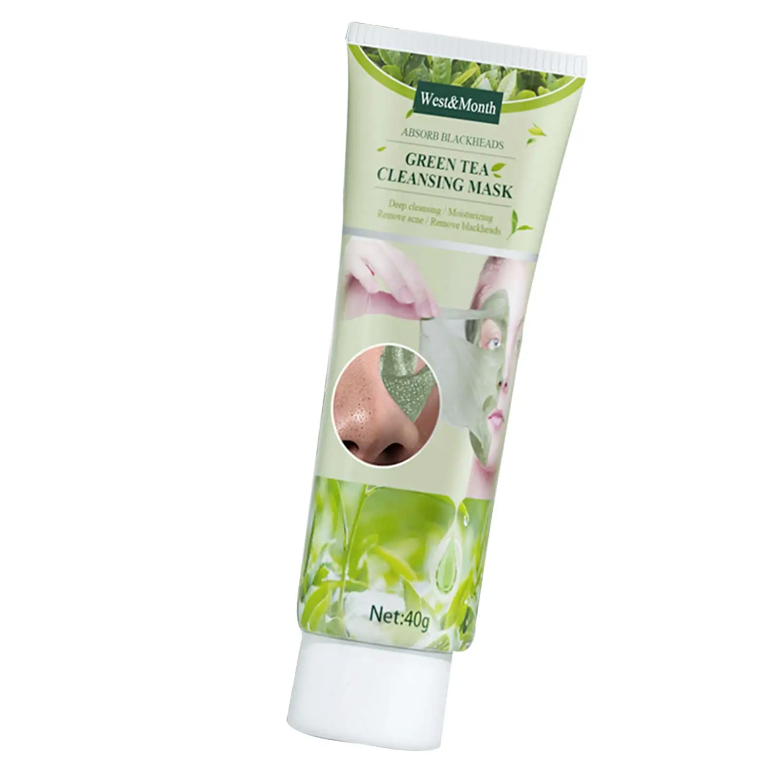 

Green Tea Gel Face Facial Cover Cleansing Whitening Blackhead Removed Salicylic Acid White Clay Exfoliantes Facial Skin Care