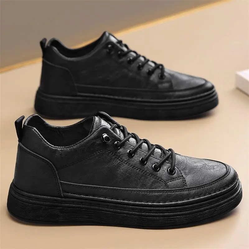 

Leather Shoes Men's Casual Big Head Boys Thick Bottom Formal Wear Business British Style Men's Wedding Groom's Shoes