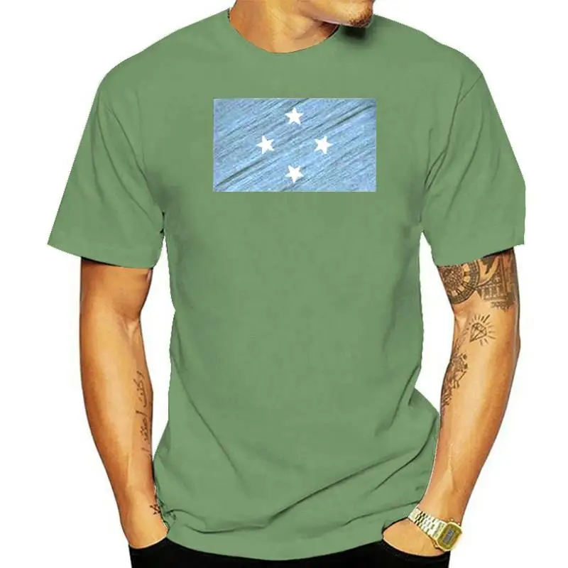 

Micronesia Scribbled Flag Men T-Shirt Shirt Giftfootball Shirt Fashion Tee Shirt