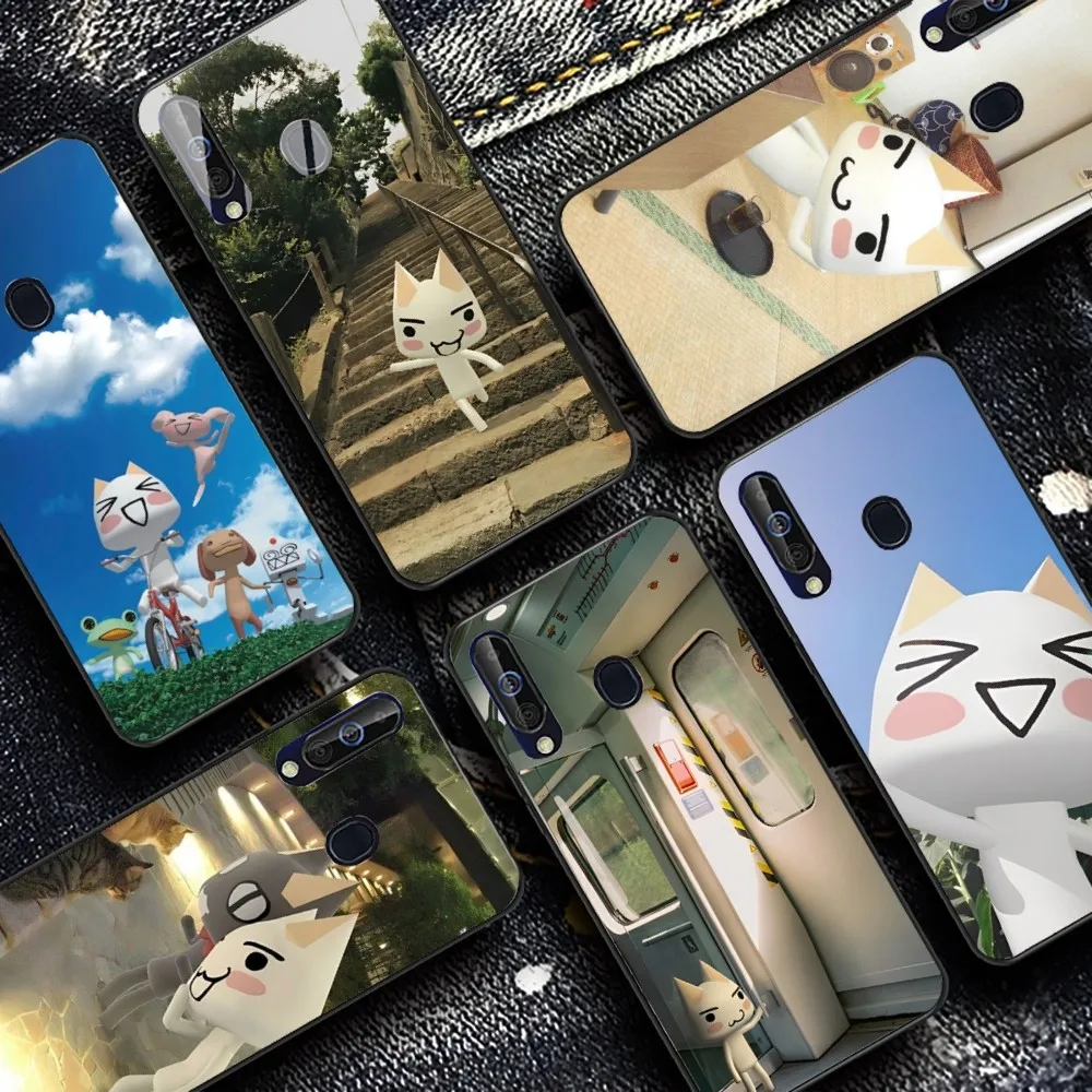 

Inoue Toro Cat Phone Case For Samsung A 13 21 30 31 32 51 52 53 70 for Huawei Honor 50 60 70 for OPPO vivo