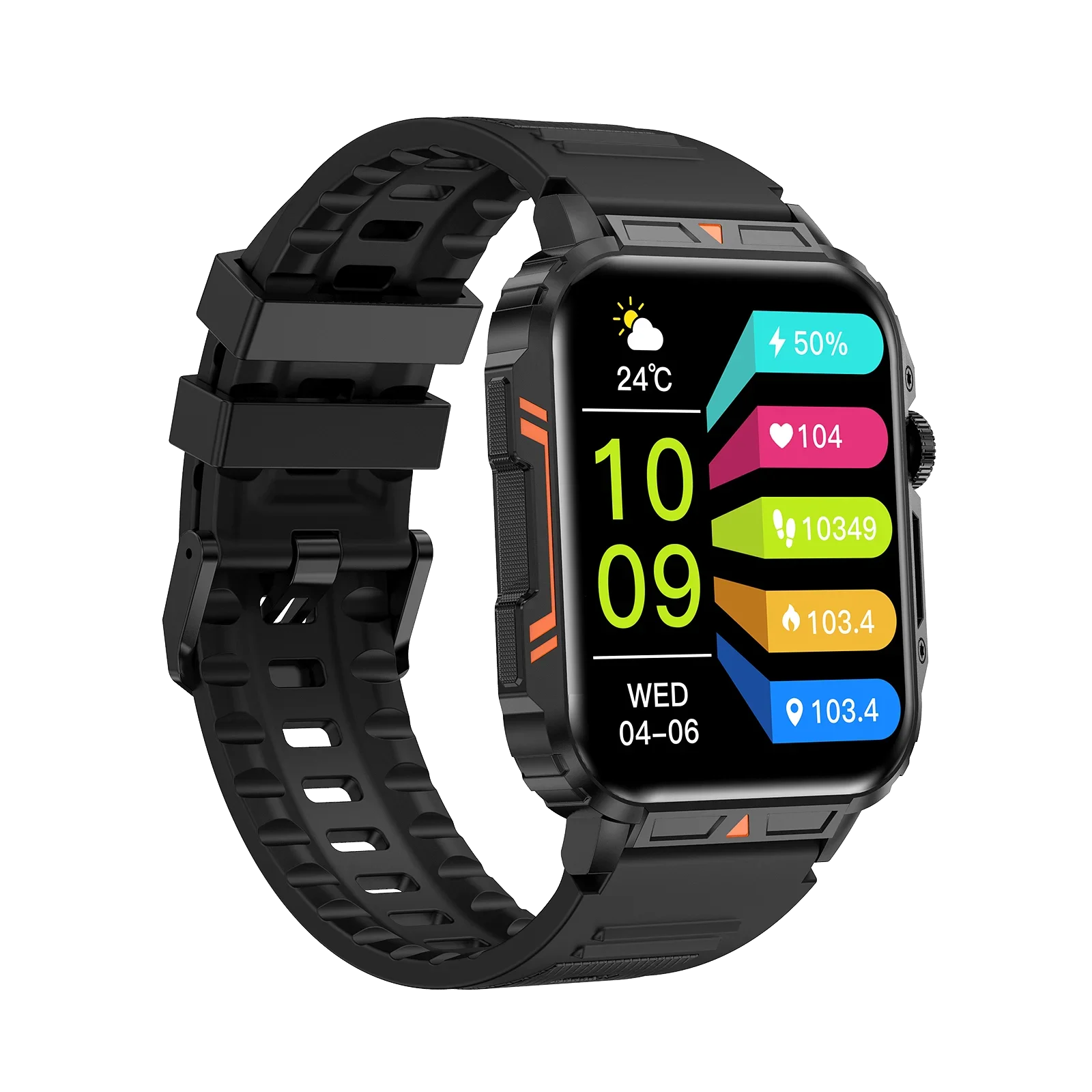 Мужские спортивные часы L81 Reloj Smart Heart Rate Bt