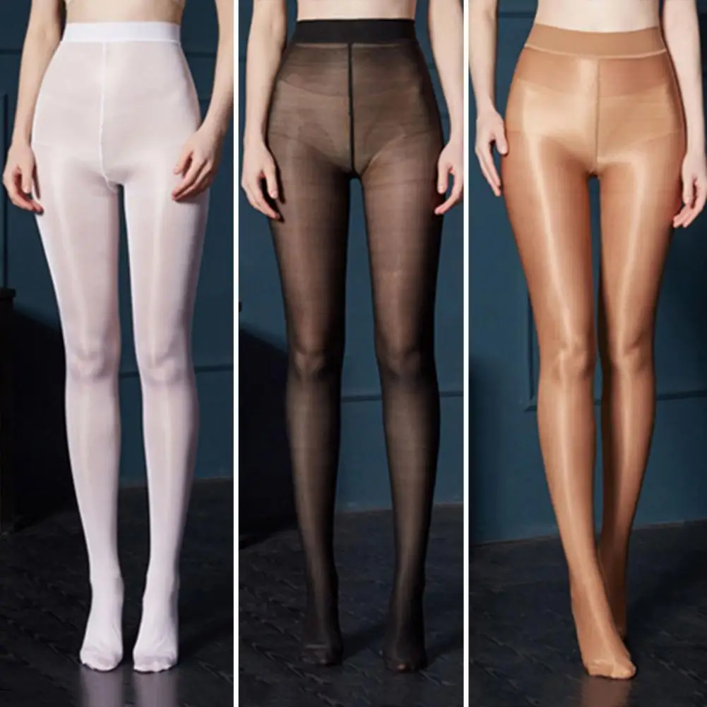 

Shaping Pantyhose Useful 5 Colors Reflective Pantyhose 70D Reflective Compression Stockings for Stage