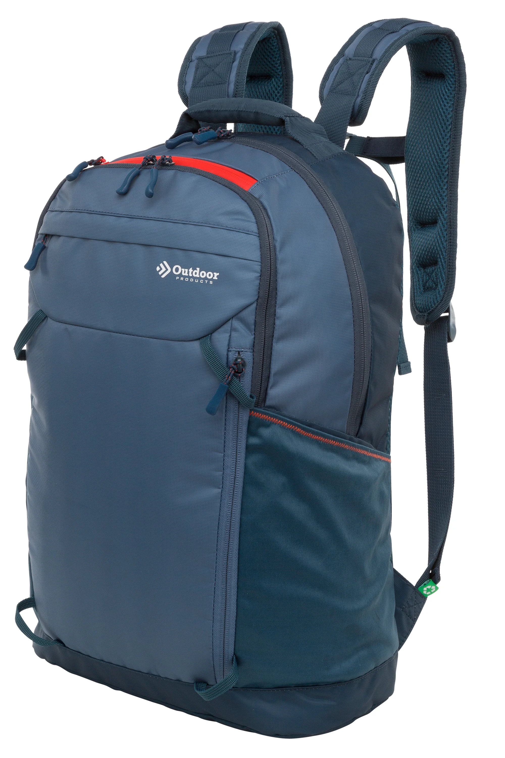 Outdoor Products Daytrip 27 Ltr Trail Backpack, Blue, Unisex, Hydration Compatible