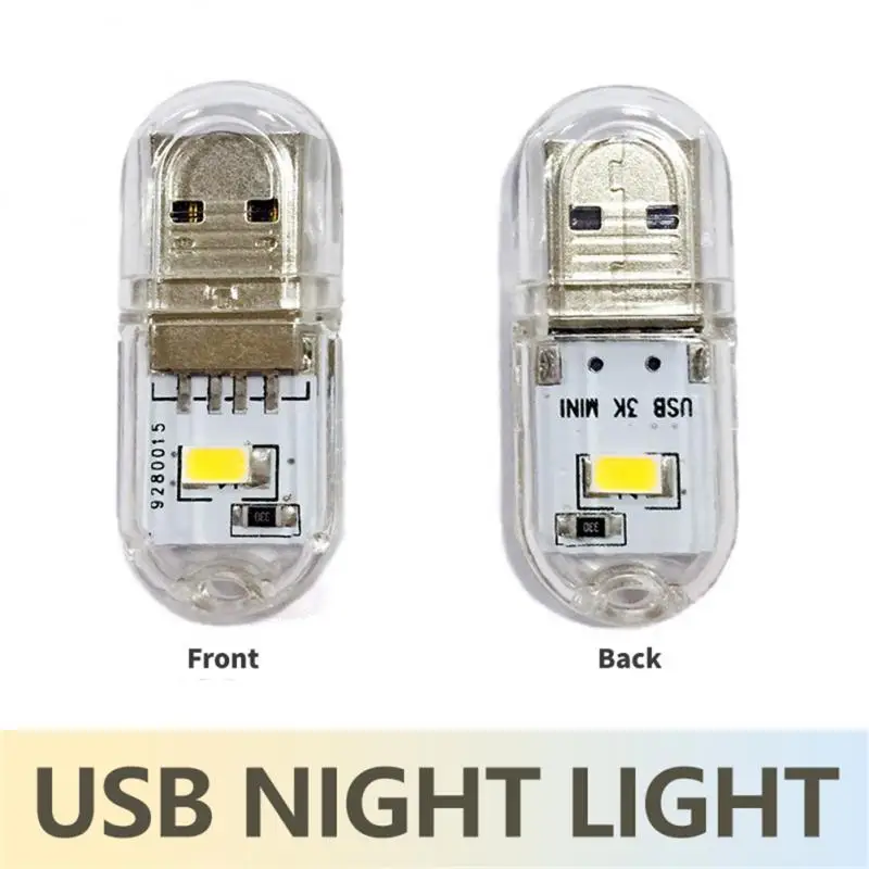 

USB Plug Lamp USBUltra Bright Mini Book Lamps Night Light LED Eye Protection Reading Book Light For Computer Power Bank Laptop