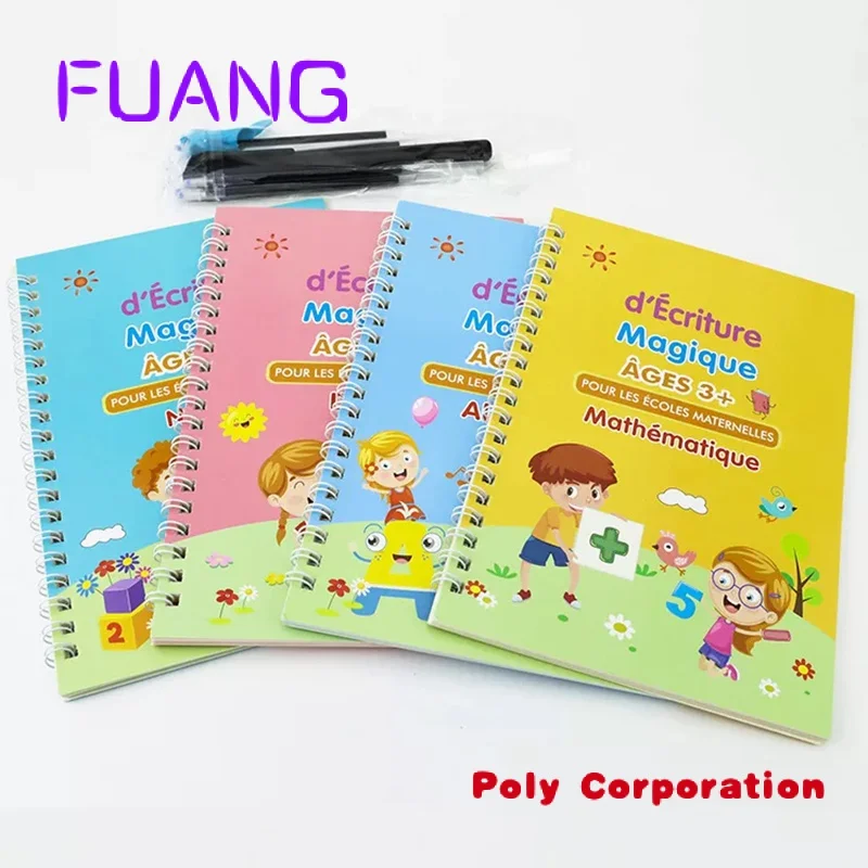 French Sank Magic Book  Practice Copybook Handwriting Calligraphy  Child Printing books for kids  French Letters Exercise Book