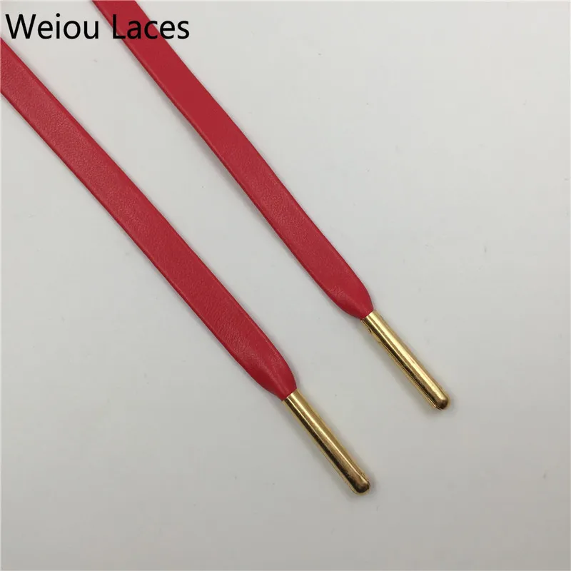 Hot Deals Cool 7MM Luxury String Goat/Sheepskin PU Leather Lacet Business White Collar Useful Cordon High-end 30 Pairs Wholesale