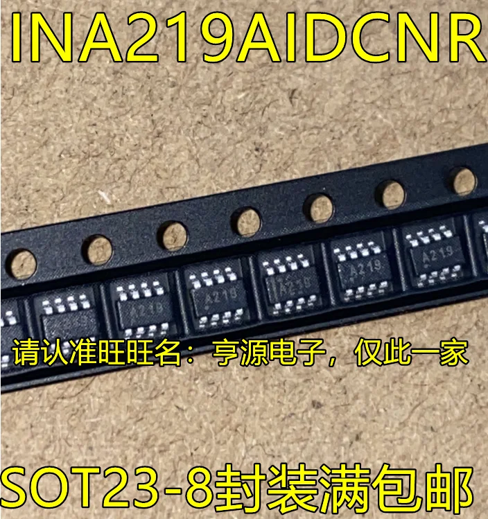 

free shipping A219 INA219AIDCNR SOT23-8 INA219 IC 10PCS