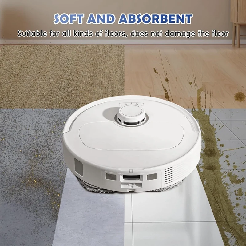 Для Roborock Q Revo/Qrevo Pro/Qrevo S/Qrevo Curv/Qrevo Maxv робот-пылесос ткань для швабры из микрофибры