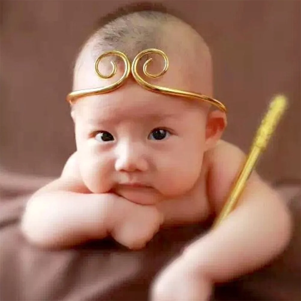 

1pc Alloy Rod Golden Stick Party Ornament Costume Supplies for Home Shop Carnival