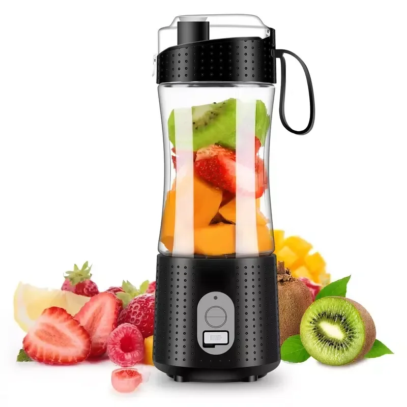 New in Portable Blender Juicer Cup, 12.8oz, USB Charging, Travel Blender Bottles For Shakes And Smoothies, Handheld Use In Sport