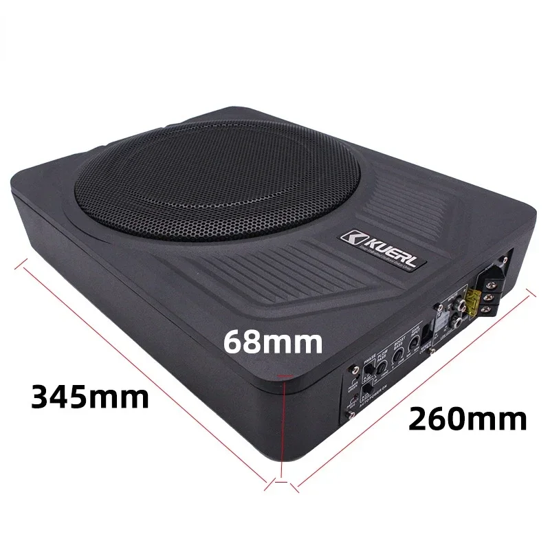 Мощный активный 10-дюймовый автомобильный сабвуфер 12 В для модификации звука