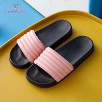 new summer women slippers wear indoor home fashion casual pvc shoes silk elastic cotton flip flops