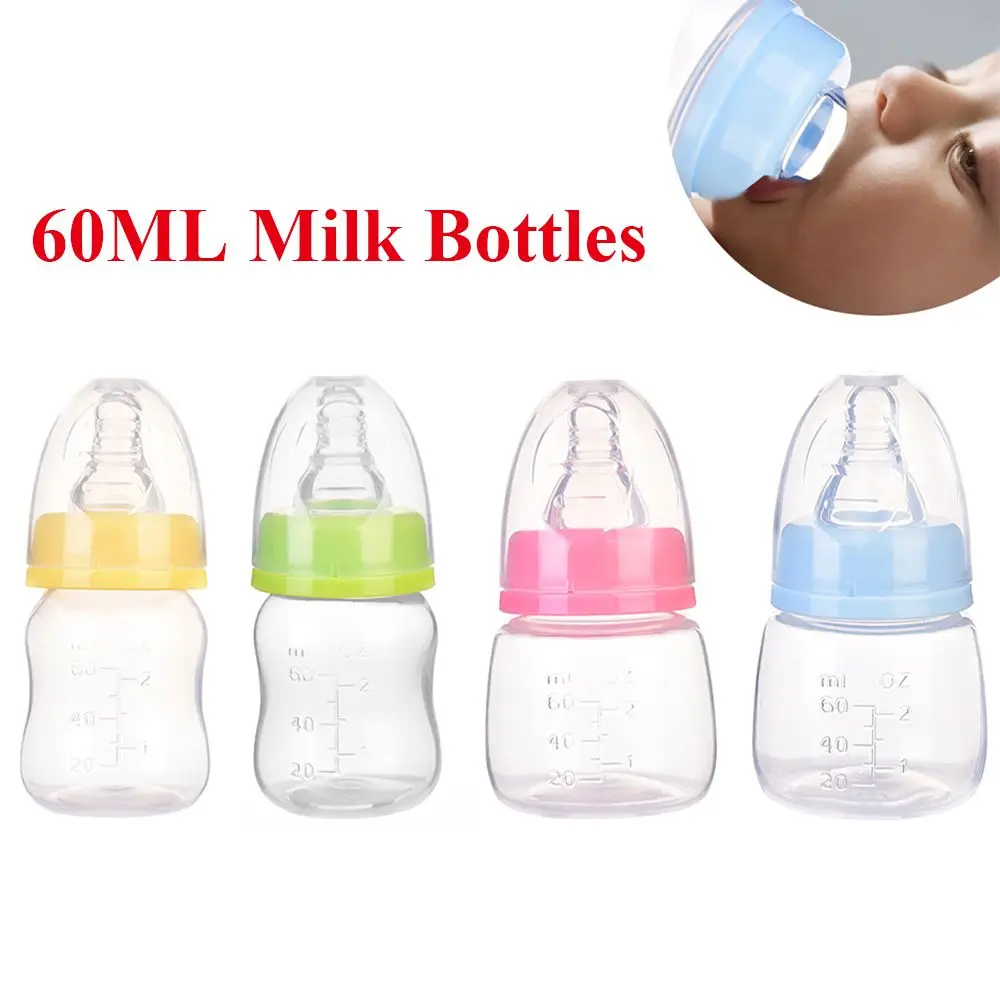 

Portable 60ML Newborn Feeder PP Plastic Fruit Juice BPA Free Baby Bottle Milk Bottles Feeding Bottle Infant Baby Nursing Bottle
