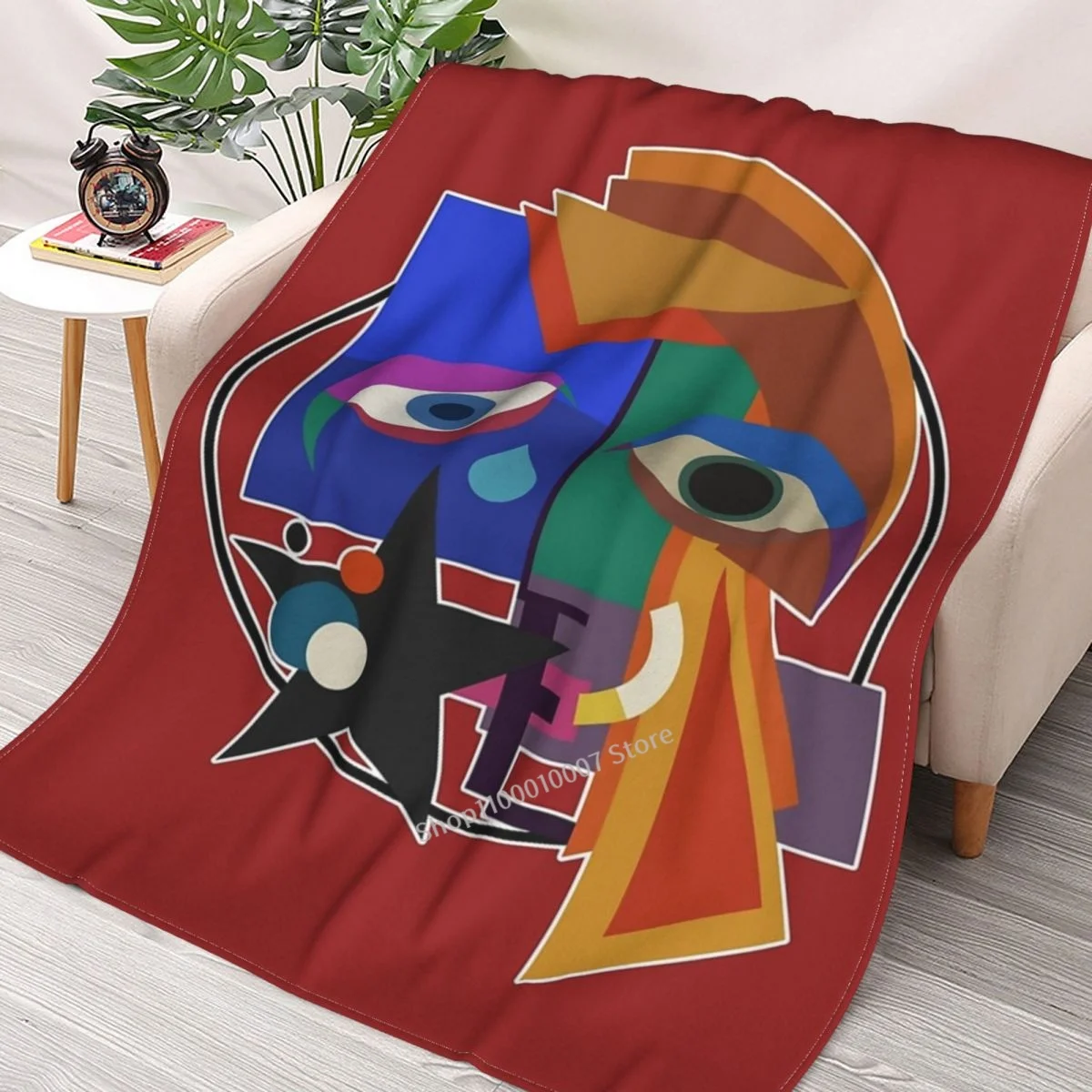 

Bowie Bauhaus - Girl Loves Me Throw Blanket 3D printed sofa bedroom decorative blanket children adult Christmas gift
