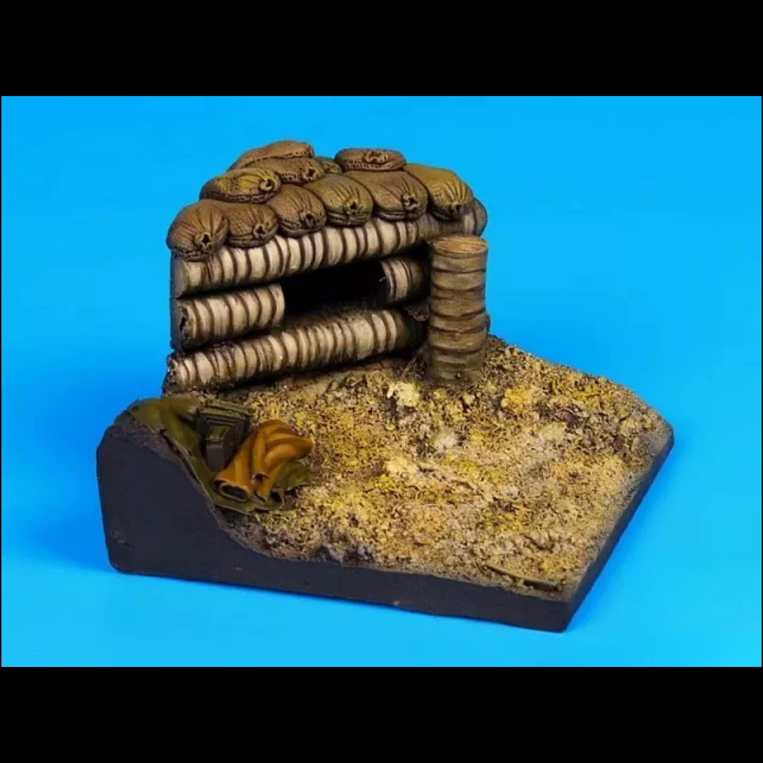 1/35 искусственная смола военная тема бункерная база несобранный и Неокрашенный GK