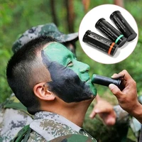 3pcs outdoor military tactical woodland camouflage creams body face disguised paint hunting multicolor camo oil tube stick suit