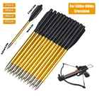 Стрелы для арбалета, стрелы для стрельбы из лука, 6,3 дюйма, стальные наконечники, стрельба из лука, стрелы для охоты, стрелы для пистолета, арбалета 50-80 фунтов