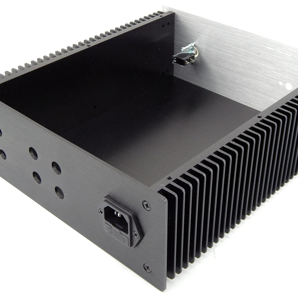 Фото Алюминиевый Чехол для Hi-Fi аудио усилителя, предусилитель шасси PSU, профессиональное оборудование, корпус 271*240*90 мм №5