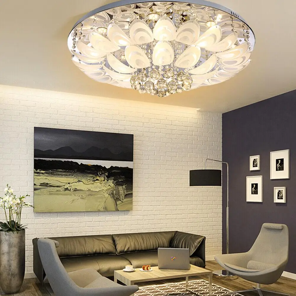 

Роскошная хрустальная люстра K9 в форме капли дождя с дистанционным управлением