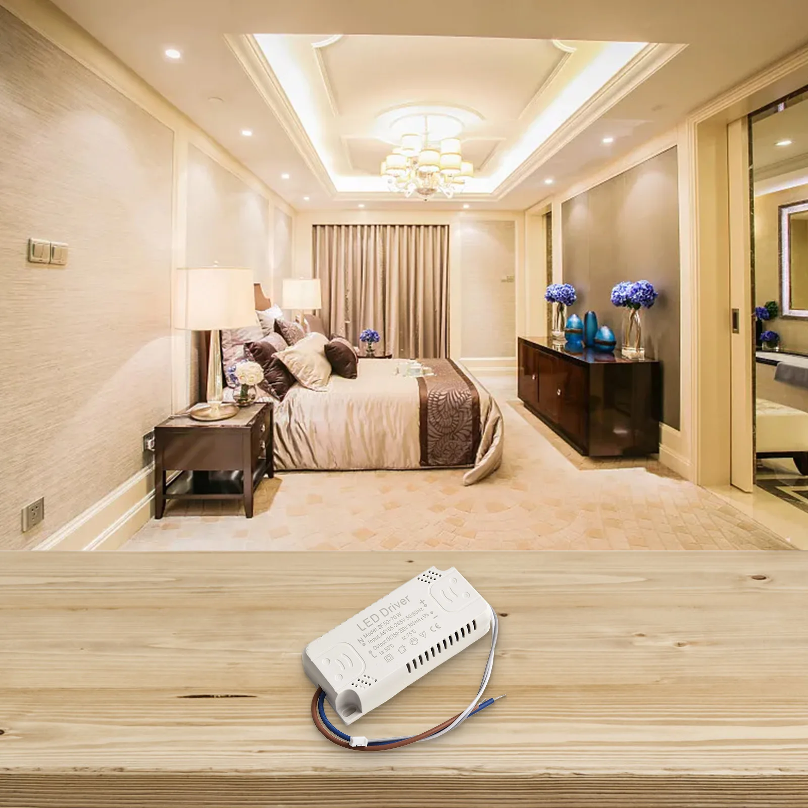 Электронный драйвер светодиода трансформатора 1 шт. AC180-265V50/60HZ ток DC150-240V240mA