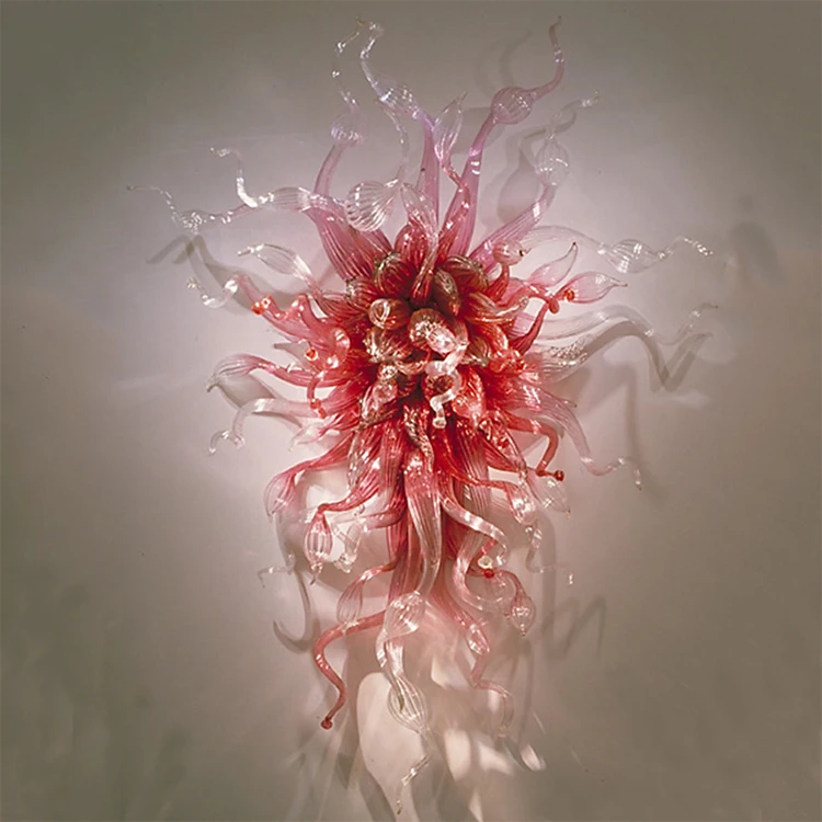 

Living Room Bedroom Home Modern Wall Mounted Flower Light Art Glass Contemporary Wall Sconce Led Wall Lamp