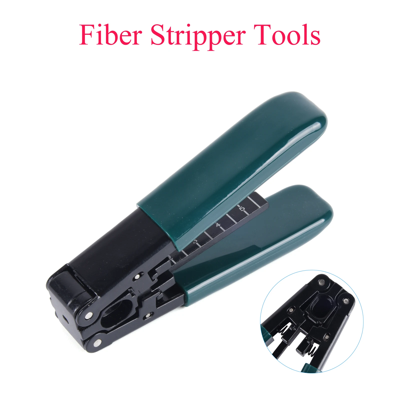

Fiber Optic Stripper Tool Leather Wire Stripper Pliers FTTH Fiber Stripper With Scale Fit For Fiber Optic Cable Cold Connection