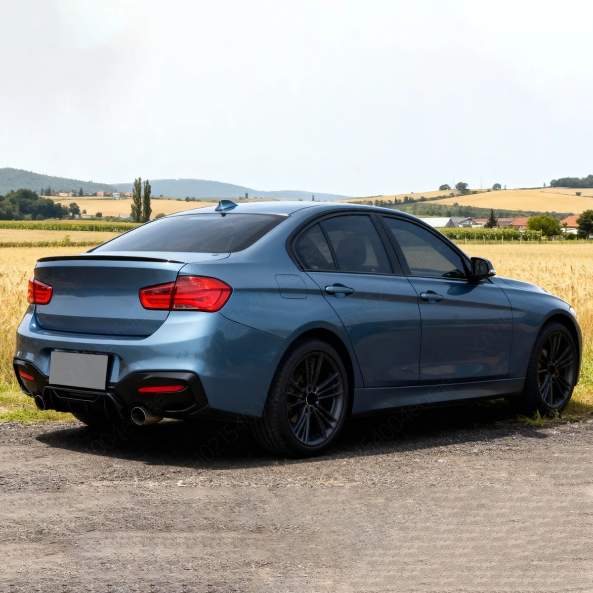 Фото Для BMW 1 серии F20 2015 2016 2017 2018 2019 M спортивный автомобильный задний бампер, диффузор, подходит для прямой замены кузова, комплект аксессуаров №4