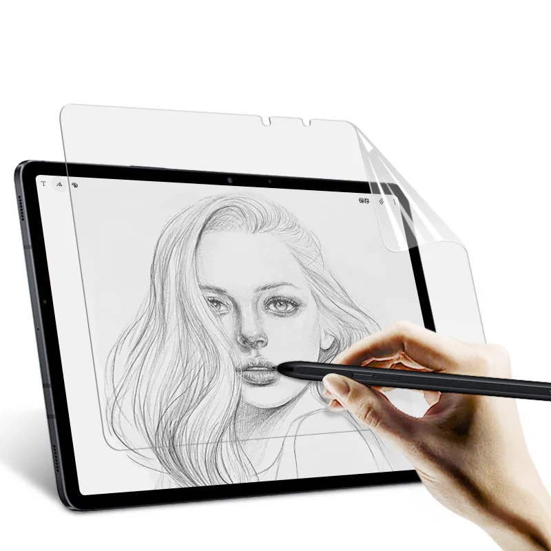 Защитная пленка для экрана рисования Samsung Galaxy Tab A8 10 5 S6 Lite 4 2021 A7 S7 11 12 Plus FE матовая