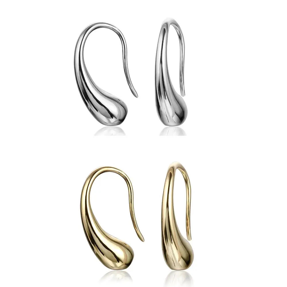 

Shineland Classic Simple Waterdrop Droplets/Teardrop Drop Earring bijoux trendy Korean Female Women Fashion Jewelry Gifts
