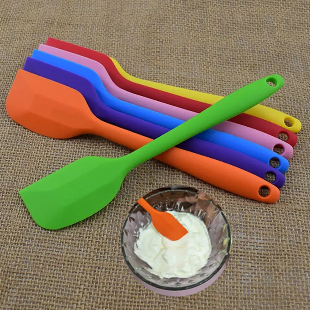 

Home Kitchen Thickened Small 21CM All-in-one Silicone Spatulas Butter Scraper Spatula Cake Baking Tool Bakeware Utensils Tool