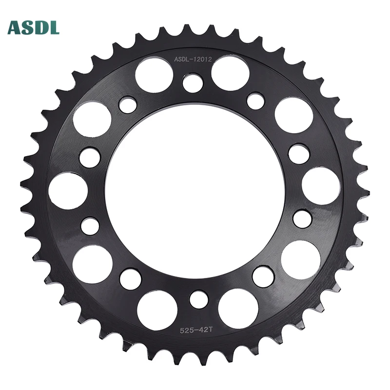 

525 42 T 42-зубчатая Задняя звездочка для Honda CB600 CB600S CB600F Hornet CBF600 CBF600N CBF600S ABS CB650 CB650F CBF CB 600 650