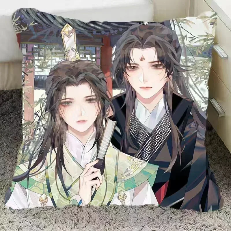 Наволочка с двусторонним принтом Luo Binhe Shen Qingqiu для дома и автомобиля