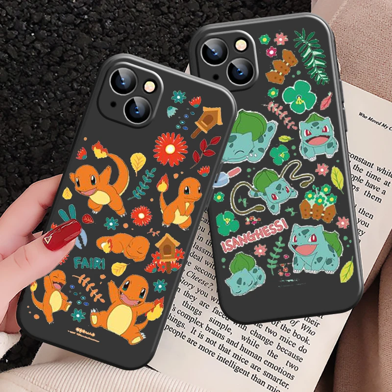 

Japan Pokemon Pikachu Phone Case For Apple iPhone 13 12 11 Pro 12 13 Mini X XR XS Max SE 6 6s 7 8 Plus Funda Silicone Cover