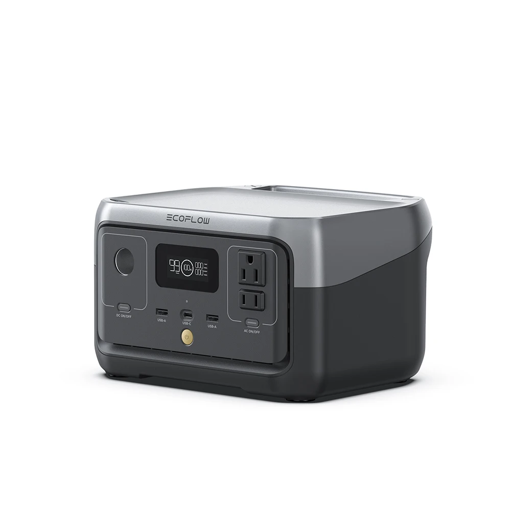 

ECOFLOW Portable Power Station RIVER 2, Solar Genarator 256Wh LiFePO4 Battery for Outdoor Camping
