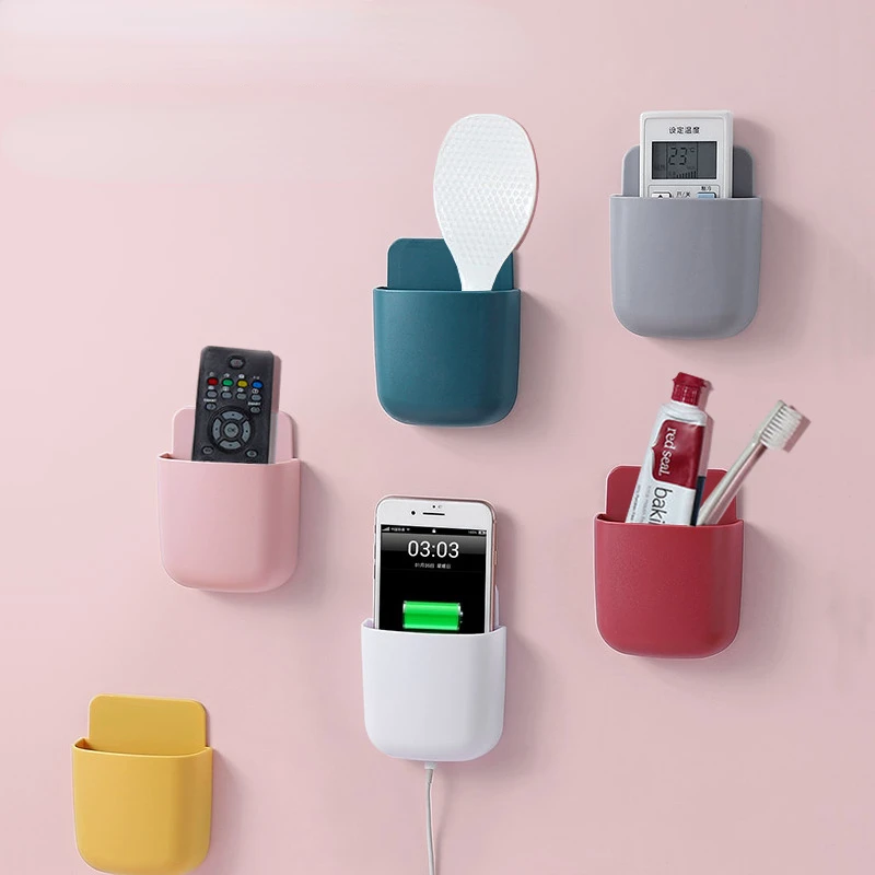 

Многофункциональный настенный ящик для хранения без отверстий, стеллаж для хранения с дистанционным управлением, настенный держатель для ...