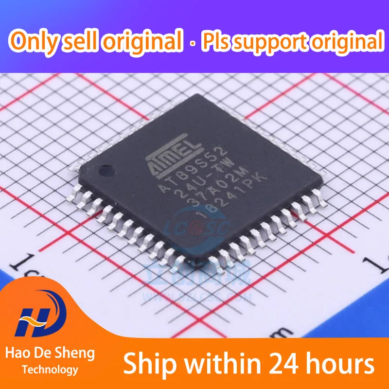 

10PCS/LOT AT89S52-24AU AT89S52 TQFP-44 New Original In Stock
