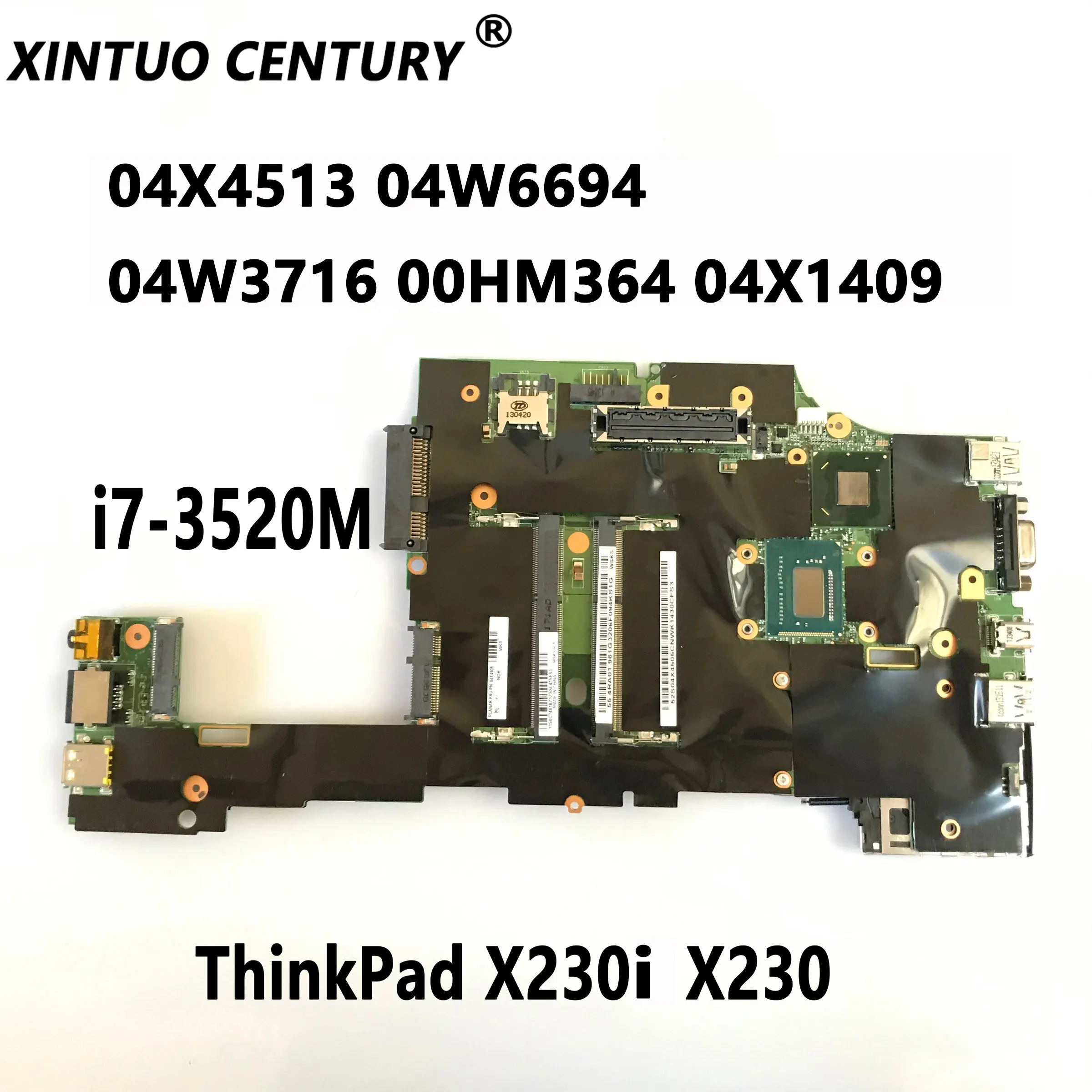 FRU:04X4513 04W6694 04W3716 00HM364 04X1409 для Lenovo ThinkPad X230i X230 материнская плата планшетного ПК
