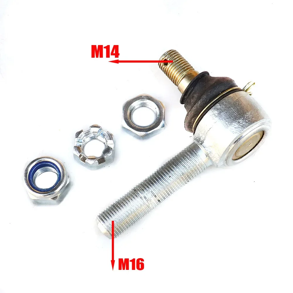 66 мм M16 * M14 болт рулевой тяги шаровой шарнир для 150cc 250cc Quad Dirt Bike ATV Go Kart Dune Buggy
