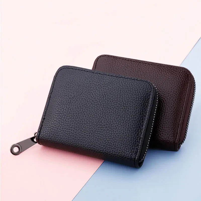 

20 Bits Business Card Holder Wallet Women/men Bank/ID/Credit Card Holder Card Wallet Case Credential Holder For Bank Cards 2022