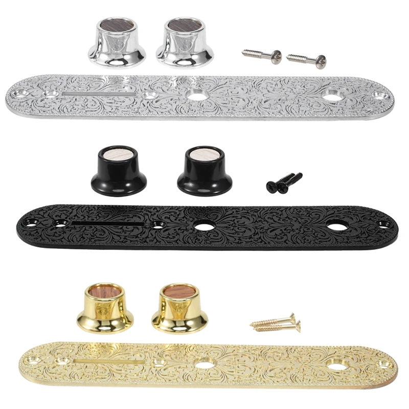 

Guitar Bridge Switch Vintage Control Plate With Volume Knob For Tele Telecaster TL Electric Guitar Accessories