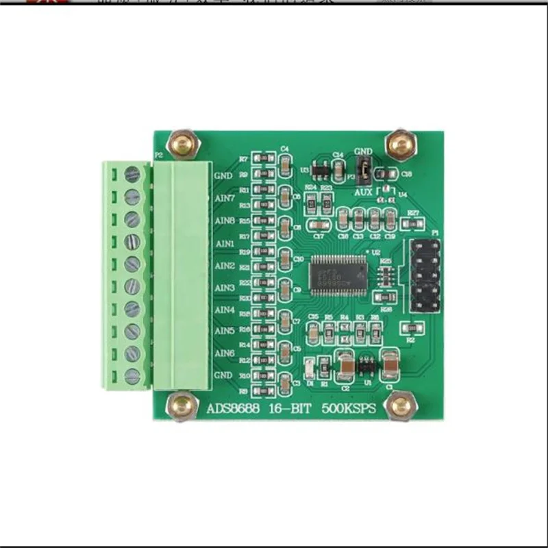 

ADS8688 Data Acquisition 16 Bit Analog-to-Digital Conversion Module 500kSPS Single Bipolar Input 8-Channel SAR/ADC